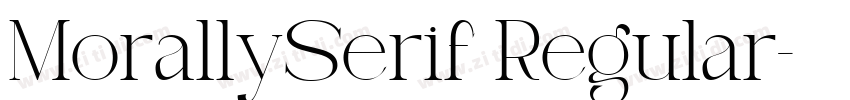 MorallySerif Regular字体转换 MorallySerif Regular字体转换